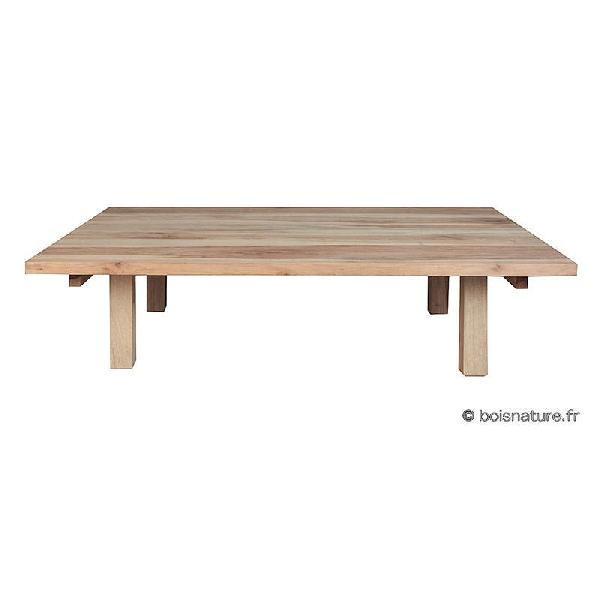 TABLE BASSE PLATEAU MASSIF grand modele