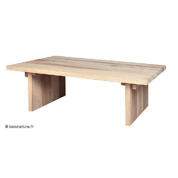 TABLE BASSE PLATEAU MASSIF grand modele