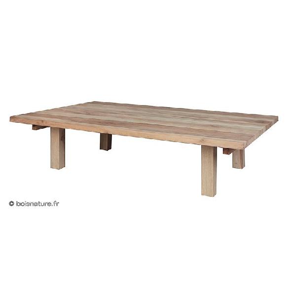 TABLE BASSE PLATEAU MASSIF grand modele